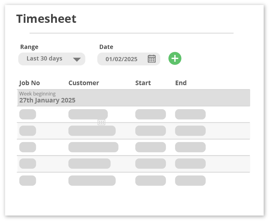 Timesheets