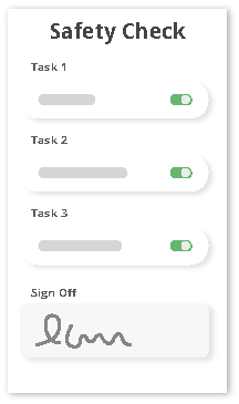 Compliance workflow screenshot